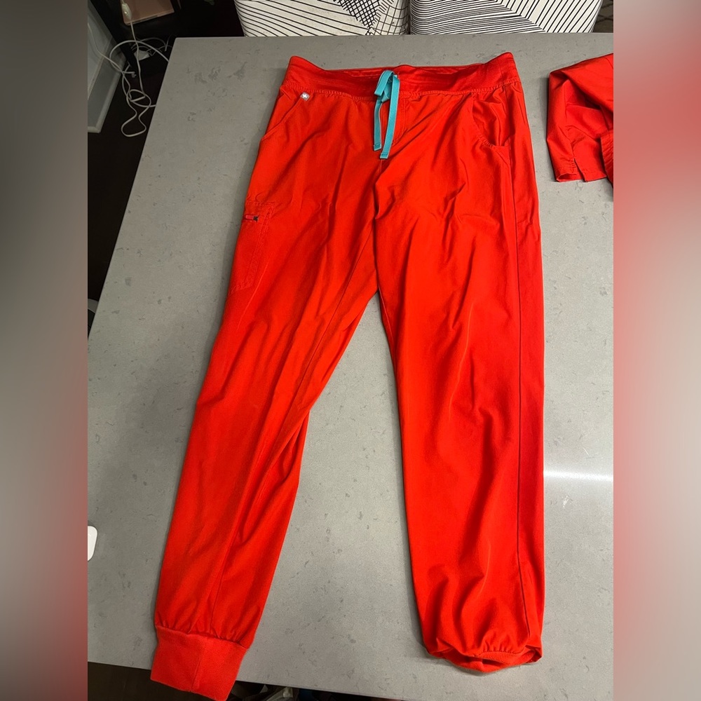 Figs awesome red scrubs